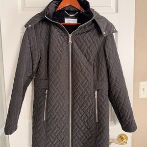 Calvin Klein Women's Black Quilted Puffer Jacket